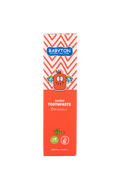 Junior Tandpasta met Fluoride 6+ | Aardbei (75ml)