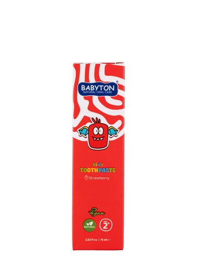 Kindertandpasta met Fluoride 2+ | Aardbei (75ml)