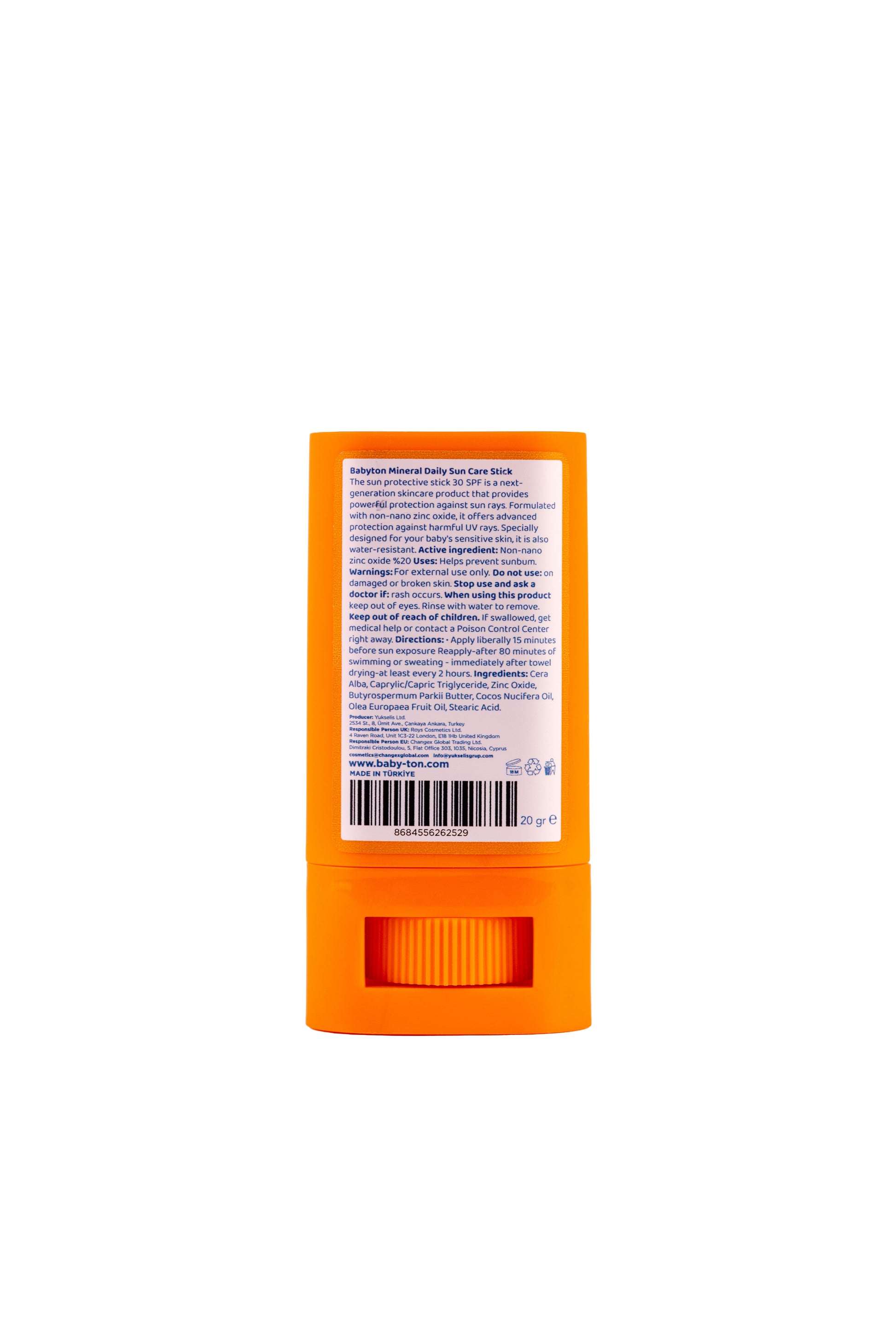 Natuurlijke Zonnecrème Stick SPF30