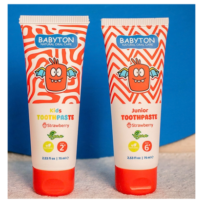 Junior Tandpasta met Fluoride 6+ | Aardbei (75ml)