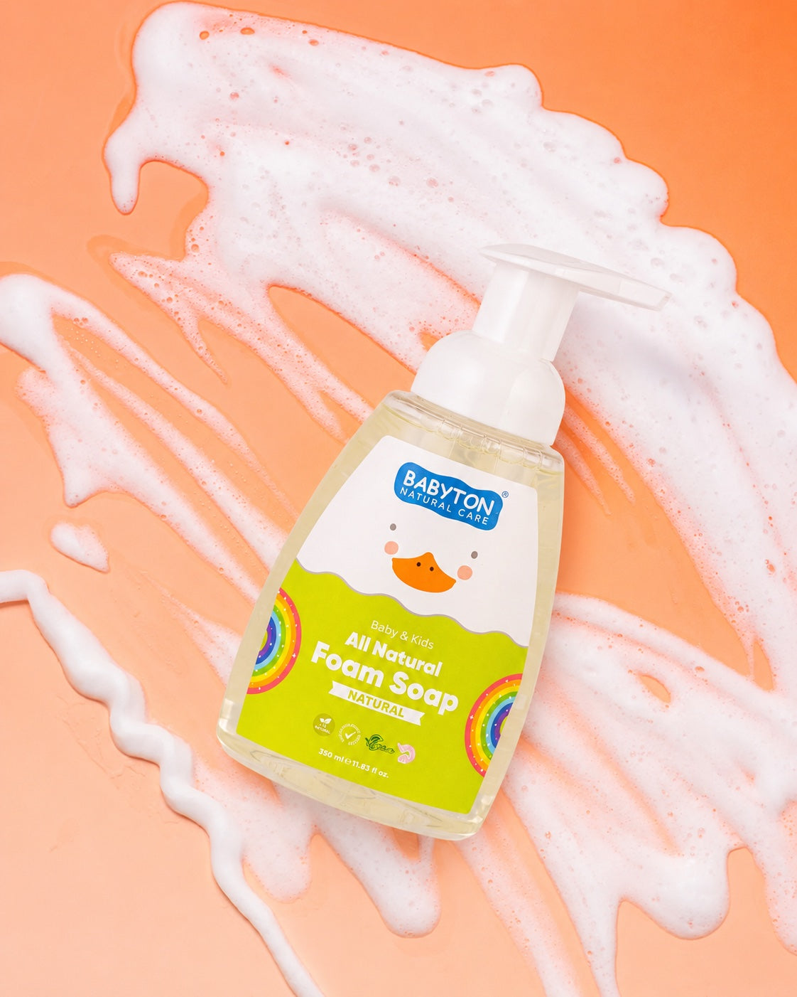 Schuimende Hand & Face Wash | Naturel (350ml)