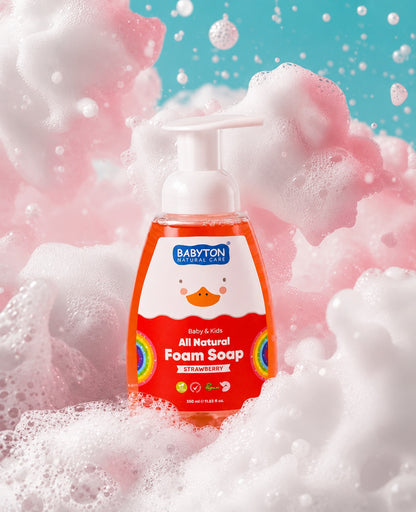 Schuimende Hand & Face Wash | Aardbei (350ml)