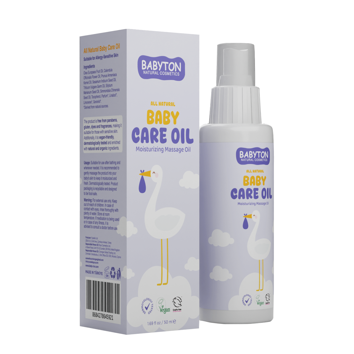 Natuurlijke Verzorgingsolie Baby