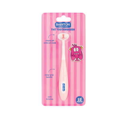 Toothhugger Tandenborstel Kind | Pinky (3-Zijdig)