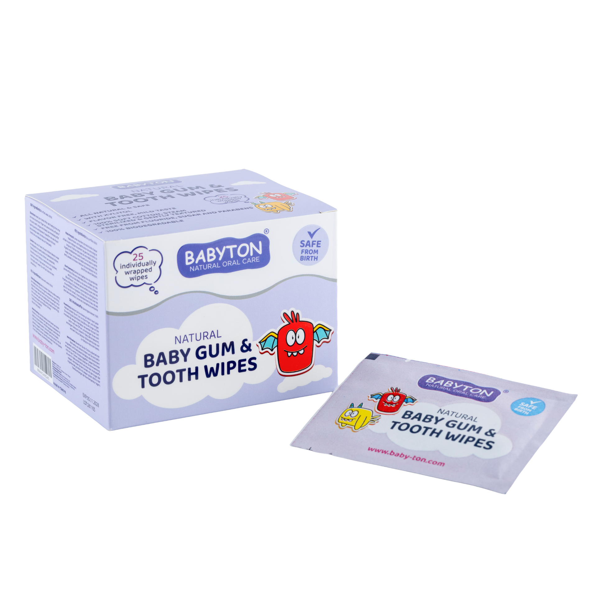 baby and gum toothwipes