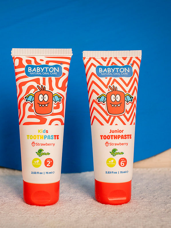 Junior Tandpasta met Fluoride 6+ | Aardbei (75ml)