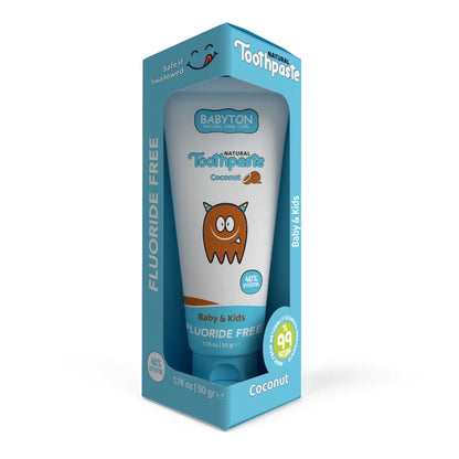 Tandpasta Baby & Kind Fluoridevrij | Kokos (50g)