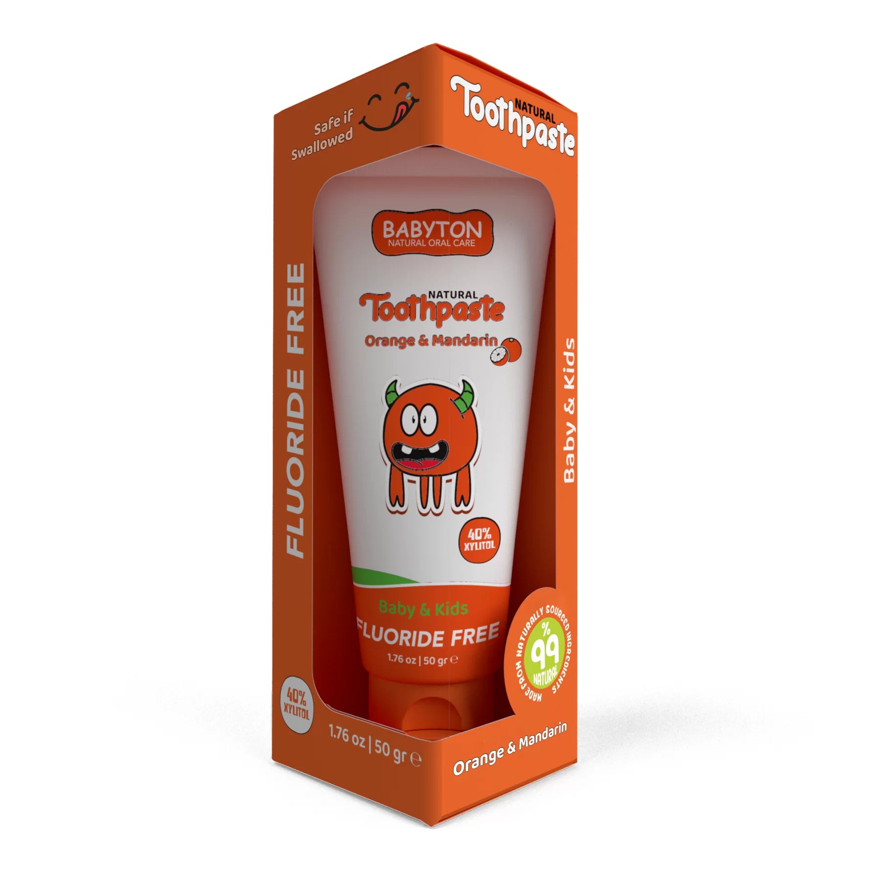 Natuurlijke Tandpasta Sinaasappel & Mandarijn 